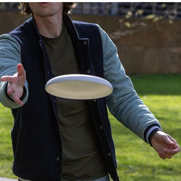 Frisbee van gerecycled plastic