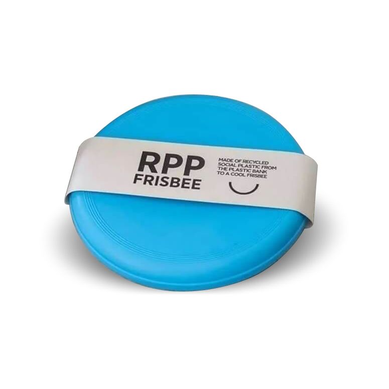 Frisbee van gerecycled plastic