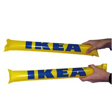 Opblaasbare cheering sticks
