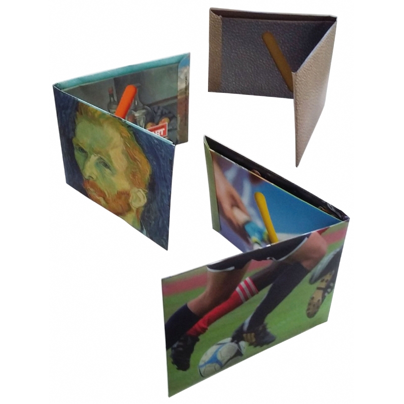 Papieren portefeuille full colour te bedrukken