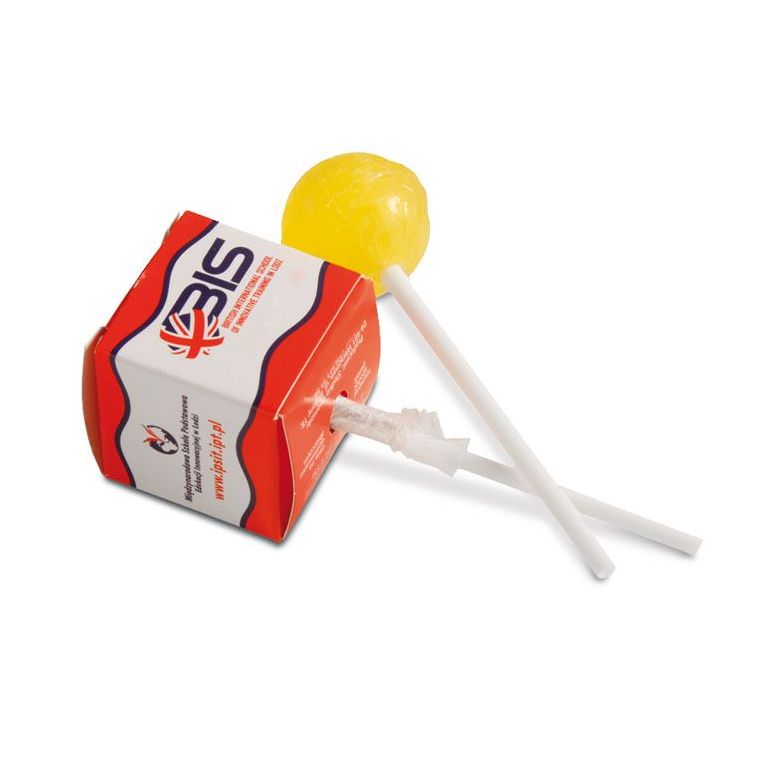 Bedrukte lollies met bedrijfslogo