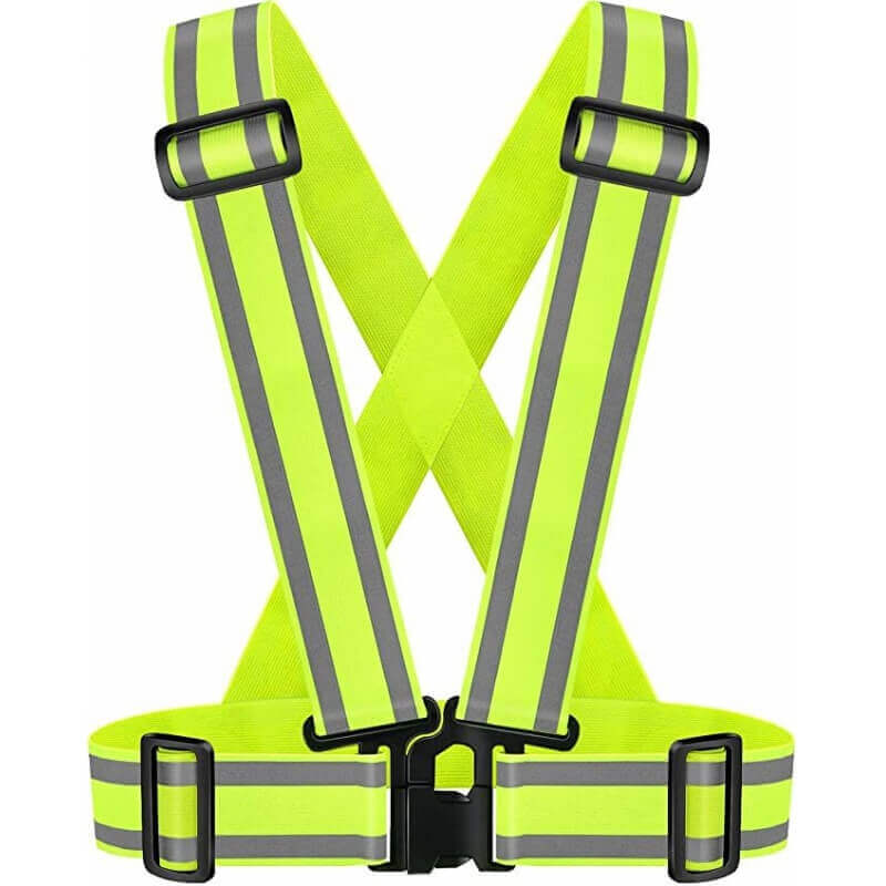 Kruisgordel/cross belt met reflecterende band bretels
