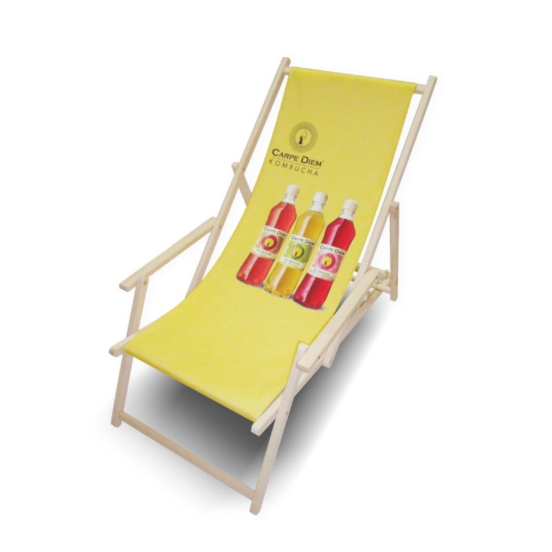 Strandstoel met allover opdruk