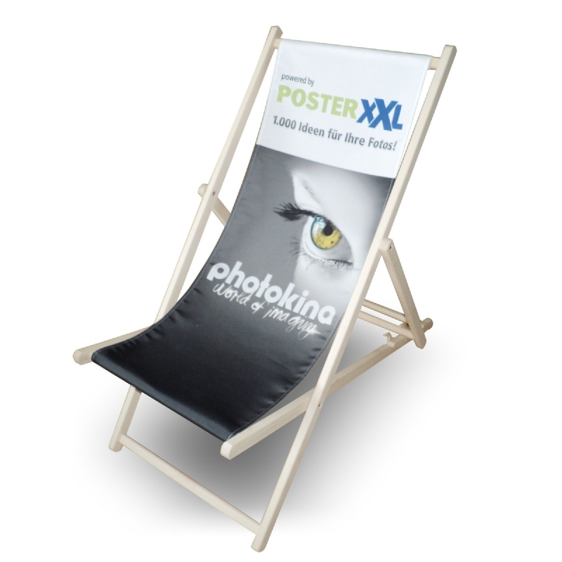 Strandstoel met allover opdruk