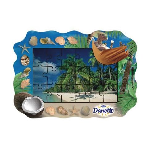 Magnetisch fotoframe met puzzel