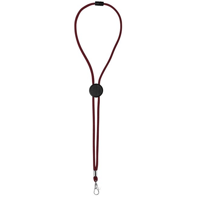 Gestreepte lanyard met 2 kleuren