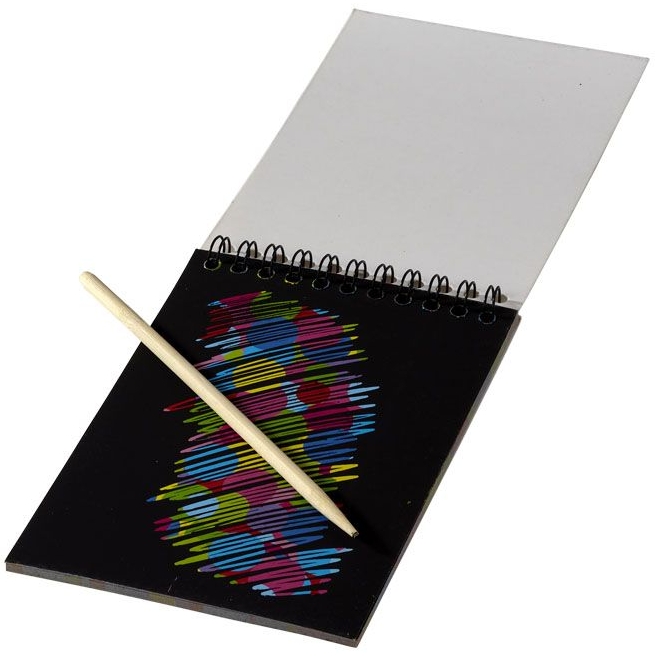 Kleurrijk krasboek