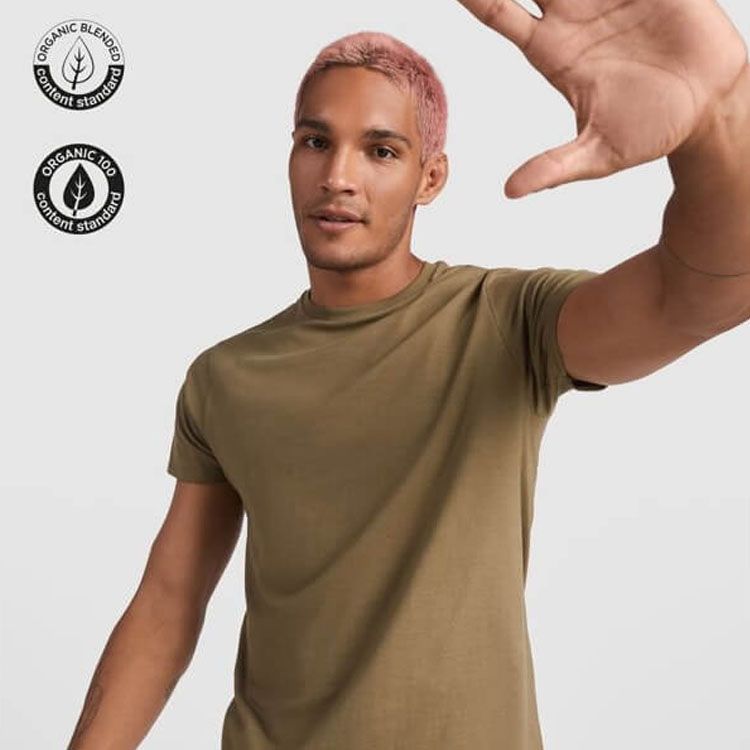  T-shirt van OCS-gecertificeerd biologisch katoen