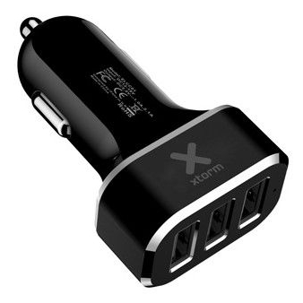 Xtorm 3-voudige auto-oplader