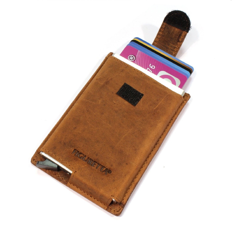 Figuretta lederen sleeve creditcardhouder