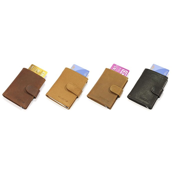 Lederen Figuretta  RFID card protector