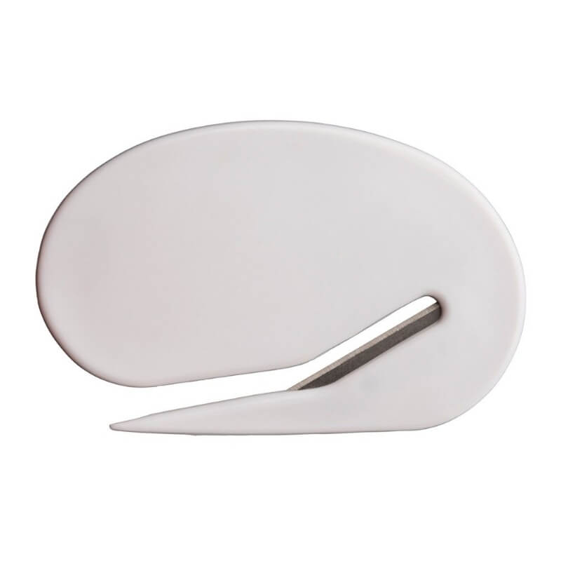 Hele veilige briefopener met groot drukoppervlak
