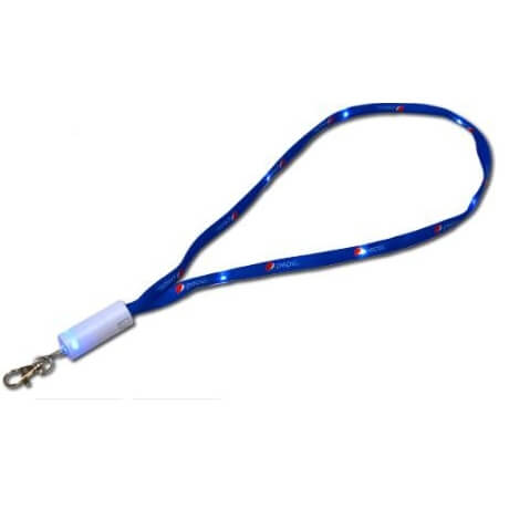 Oplichtende lanyard en oplaadkabel in 1