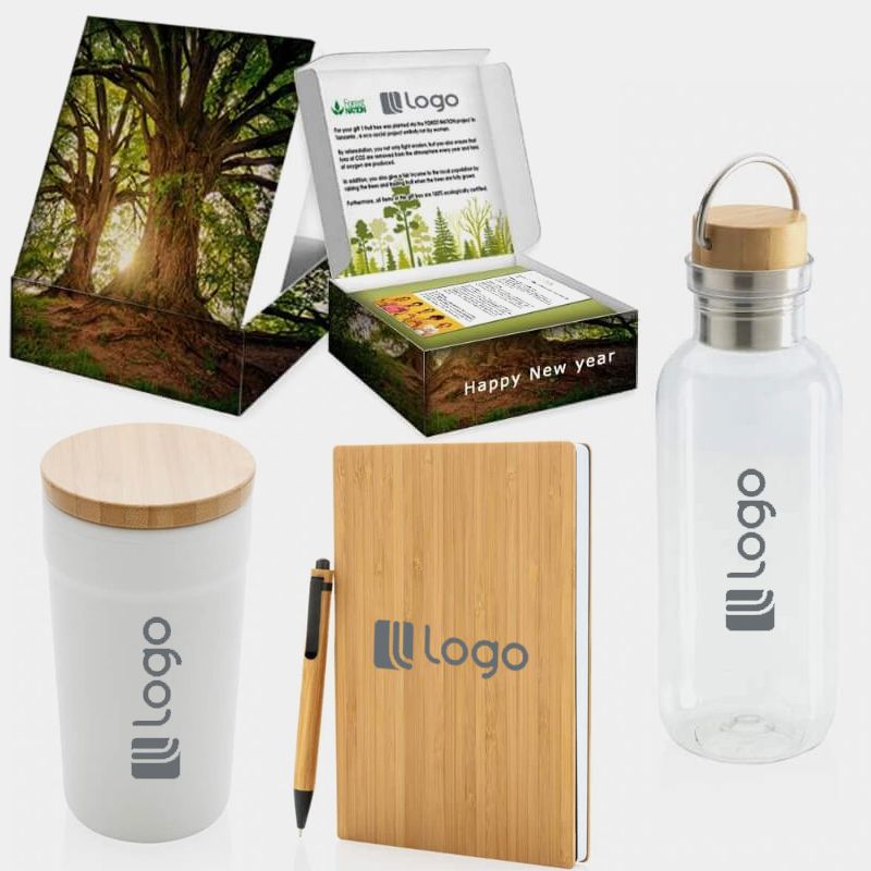 Ecogiftbox onboarding Welcome bamboo 4-delig