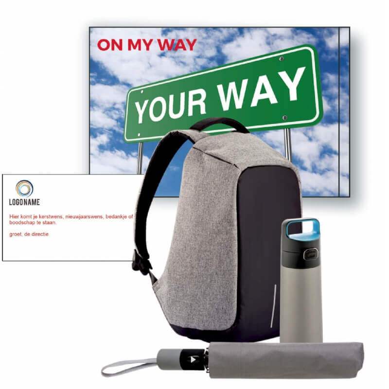 Geschenkset ON MY WAY - individueel verstuurd
