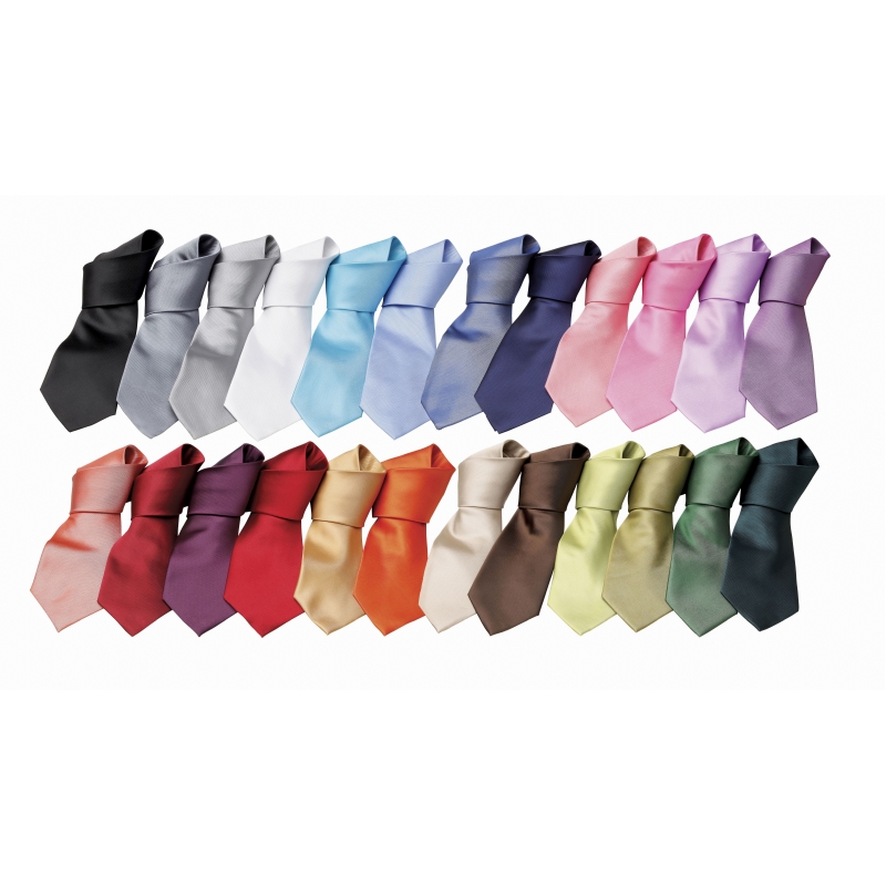 Polyester Stropdas in 24 kleuren
