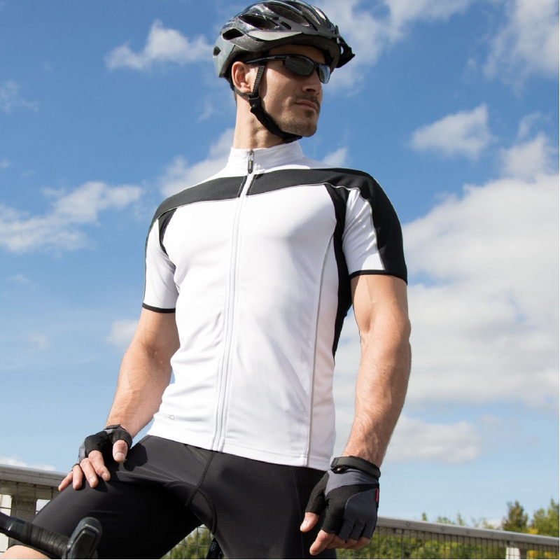 Heren fietsshirt korte mouw